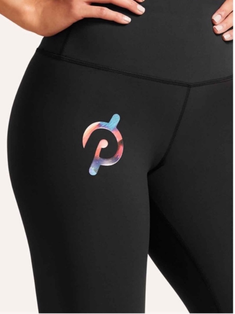 Peloton Lululemon Wunder Train Mid Rise Tight Leggings Black Women's Size 6